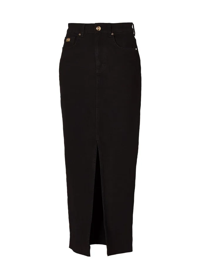 Holland Cooper Skirts Women Denim Maxi Skirt