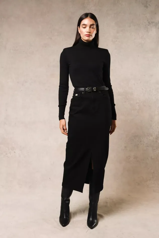 Holland Cooper Skirts Women Denim Maxi Skirt