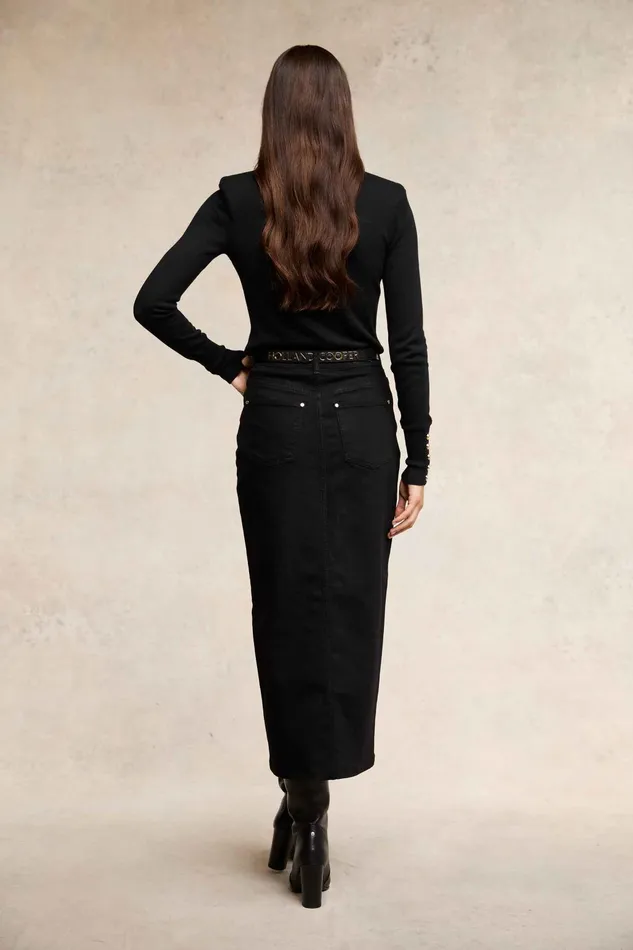 Holland Cooper Skirts Women Denim Maxi Skirt