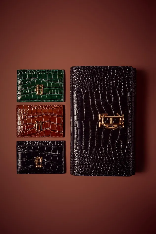 Holland Cooper Small Leather Goods WomenMen Chelsea Card Holder Emerald Croc Holland Cooper Small Leather Goods WomenMen Chelsea Card Holder Emerald Croc