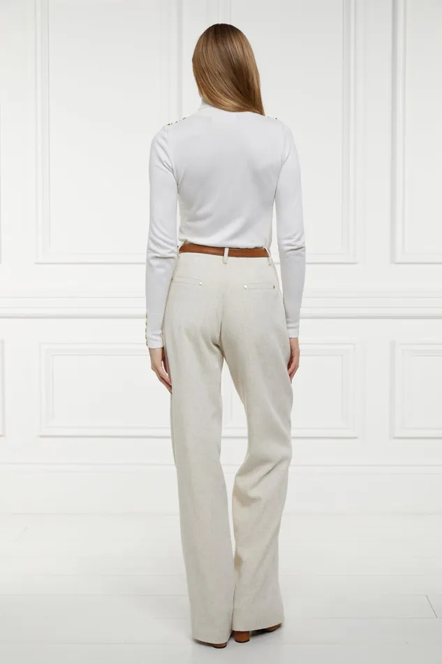 Holland Cooper Tailoring Women Belgravia Wide Leg Trouser Holland Cooper Tailoring Women Belgravia Wide Leg Trouser