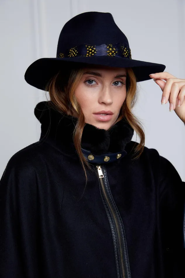 Holland Cooper Tailoring Women Chiltern Cape Soft Navy