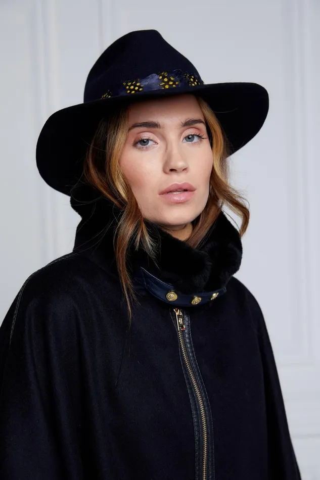 Holland Cooper Tailoring Women Chiltern Cape Soft Navy