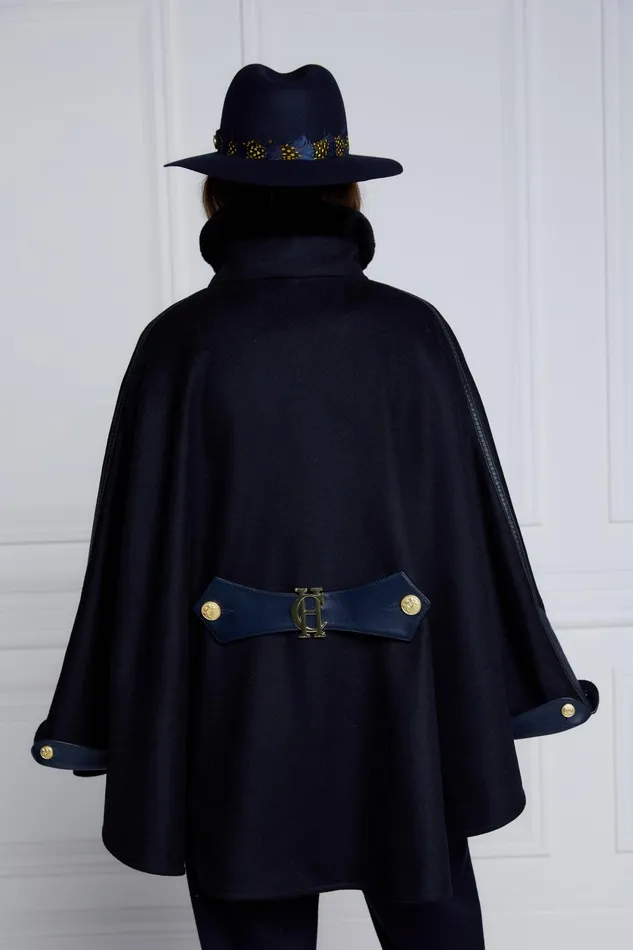 Holland Cooper Tailoring Women Chiltern Cape Soft Navy