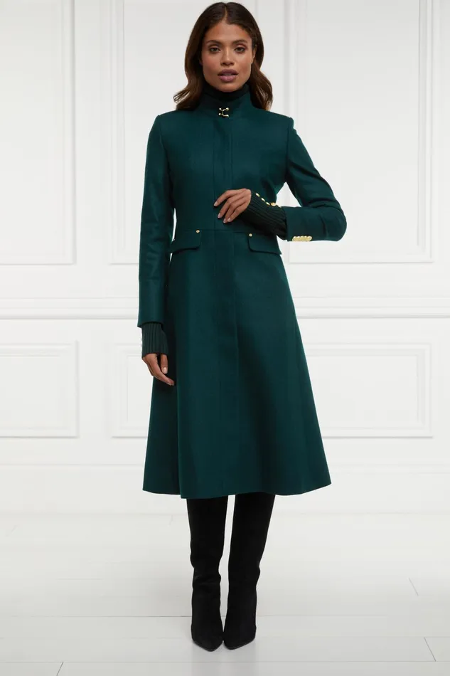 Holland Cooper Tailoring Women Dowdeswell Coat Emerald