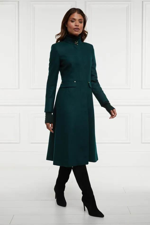 Holland Cooper Tailoring Women Dowdeswell Coat Emerald