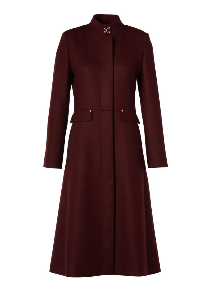 Holland Cooper Tailoring Women Dowdeswell Coat Mulberry