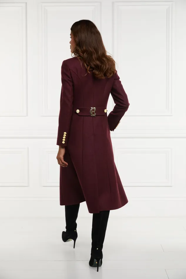 Holland Cooper Tailoring Women Dowdeswell Coat Mulberry