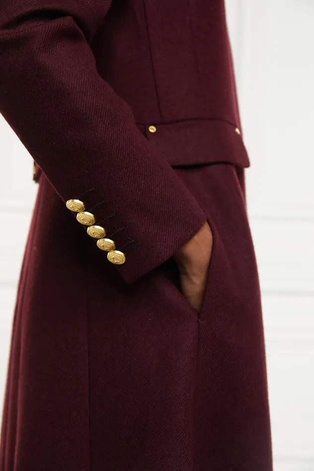 Holland Cooper Tailoring Women Dowdeswell Coat Mulberry