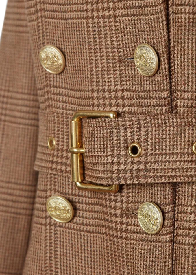 Holland Cooper Tailoring Women Full Length Marlborough Trench Coat Tawny