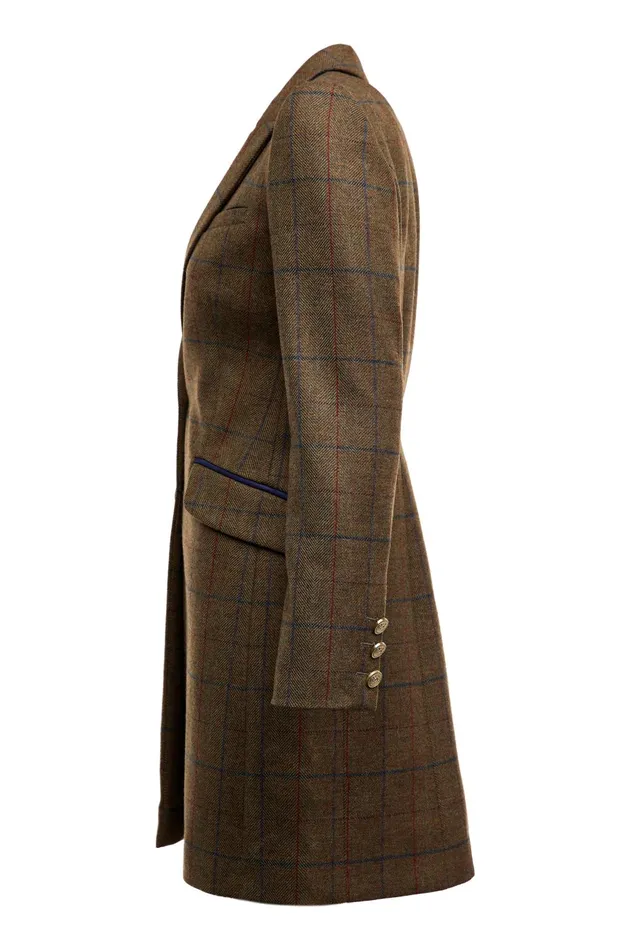 Holland Cooper Tailoring Women Highgrove Coat Glen Green