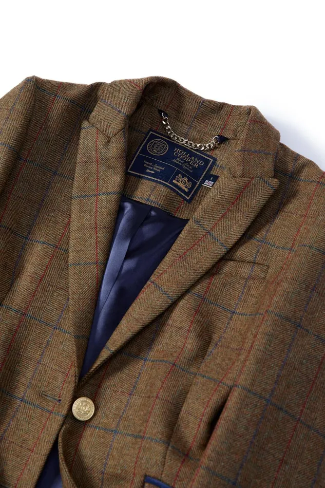 Holland Cooper Tailoring Women Highgrove Coat Glen Green