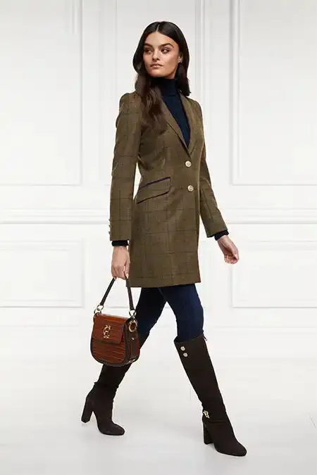Holland Cooper Tailoring Women Highgrove Coat Glen Green