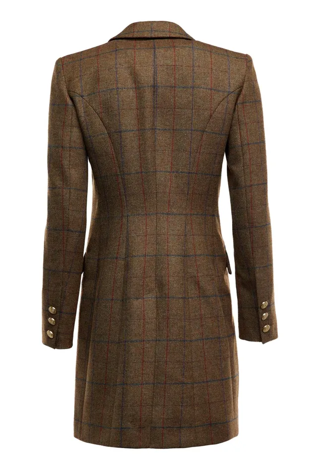 Holland Cooper Tailoring Women Highgrove Coat Glen Green
