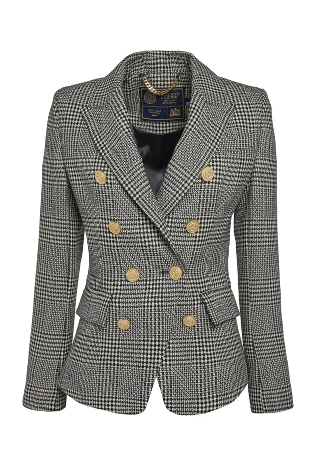 Holland Cooper Tailoring Women Knightsbridge Blazer Pow Mono