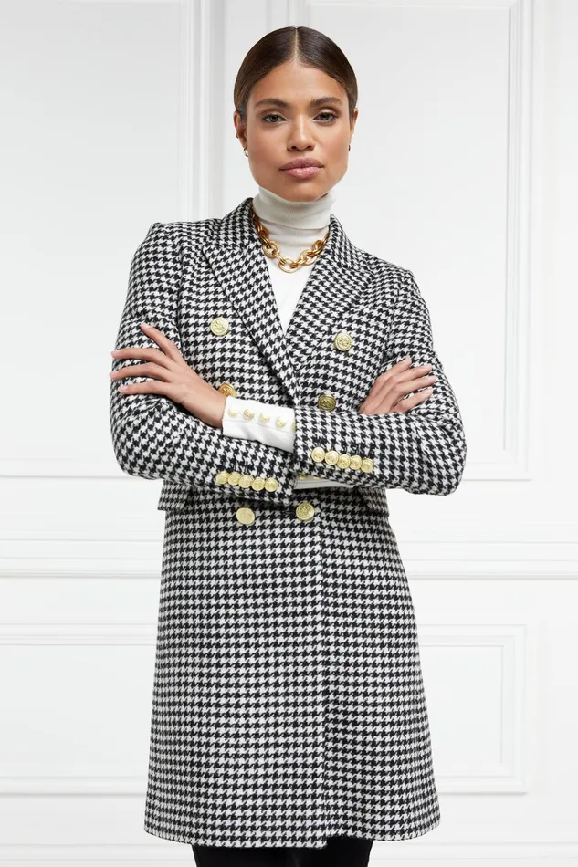 Holland Cooper Tailoring Women Knightsbridge Coat Houndstooth