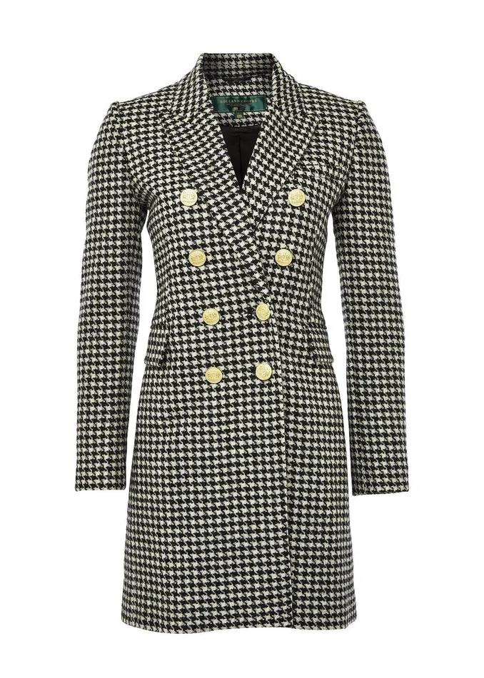 Holland Cooper Tailoring Women Knightsbridge Coat Houndstooth