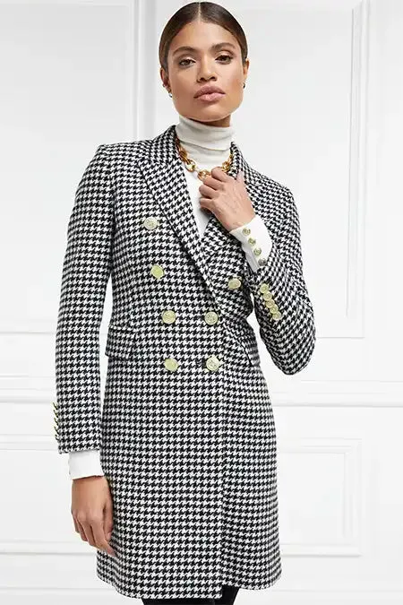 Holland Cooper Tailoring Women Knightsbridge Coat Houndstooth