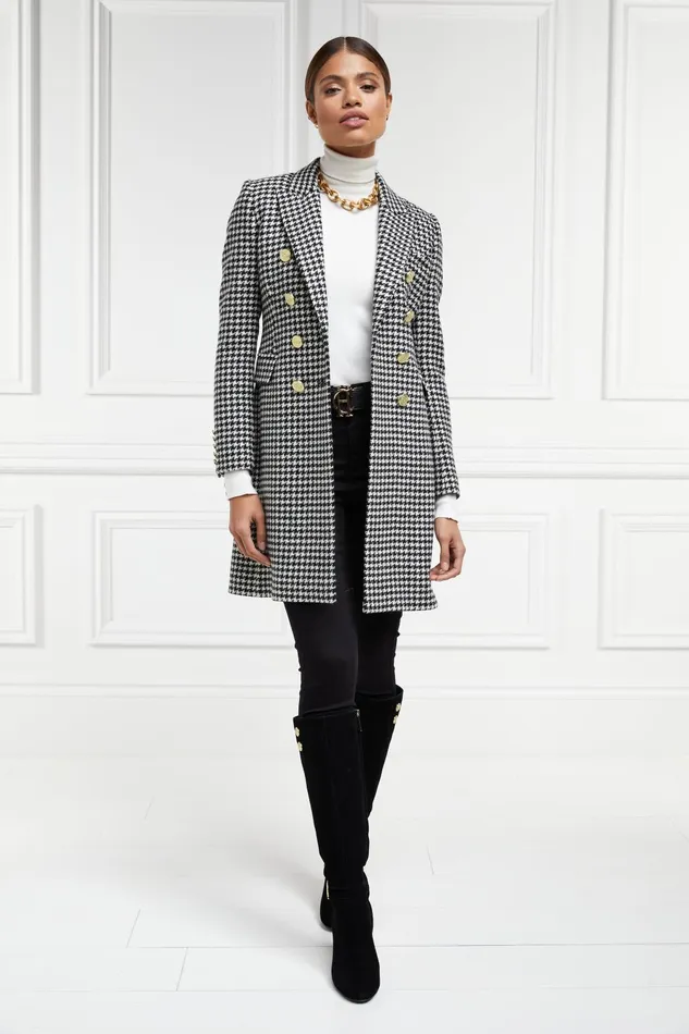 Holland Cooper Tailoring Women Knightsbridge Coat Houndstooth