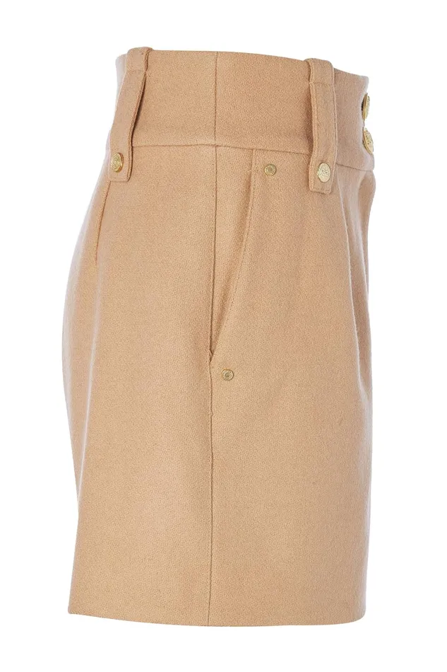 Holland Cooper Tailoring Women Luxe Tailored Short Camel