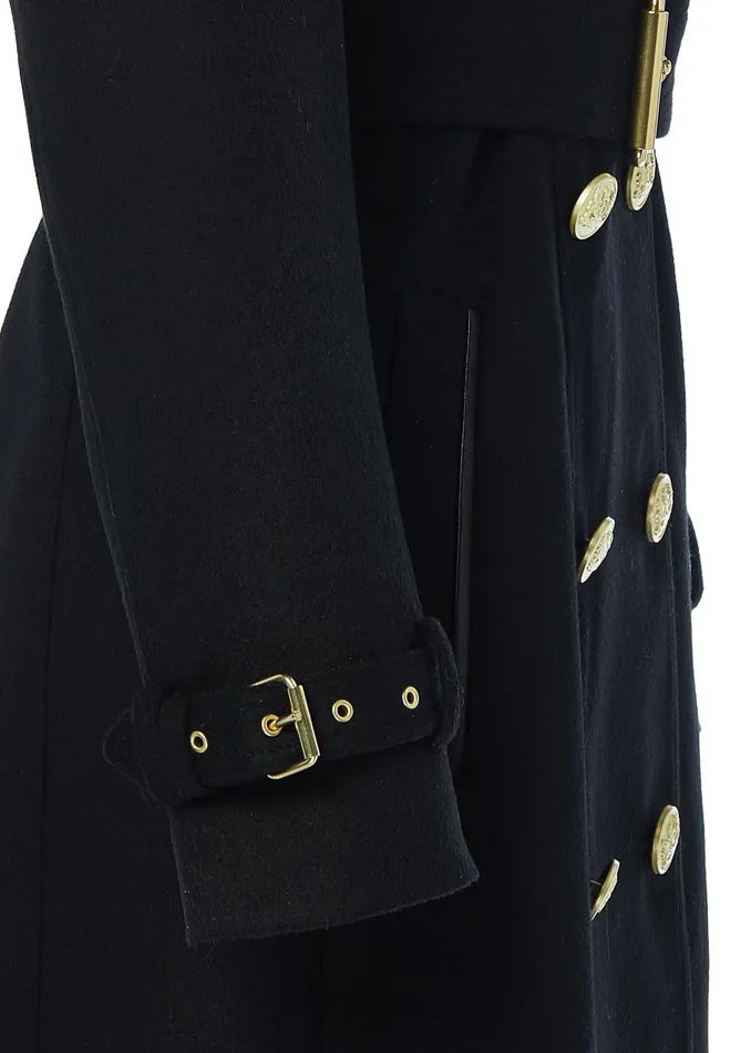 Holland Cooper Tailoring Women Marlborough Trench Coat Soft Black