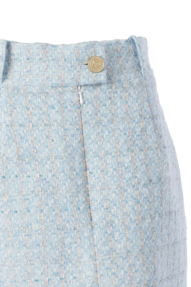 Holland Cooper Tailoring Women Regency Skirt Sky Blue Boucle Holland Cooper Tailoring Women Regency Skirt Sky Blue Boucle