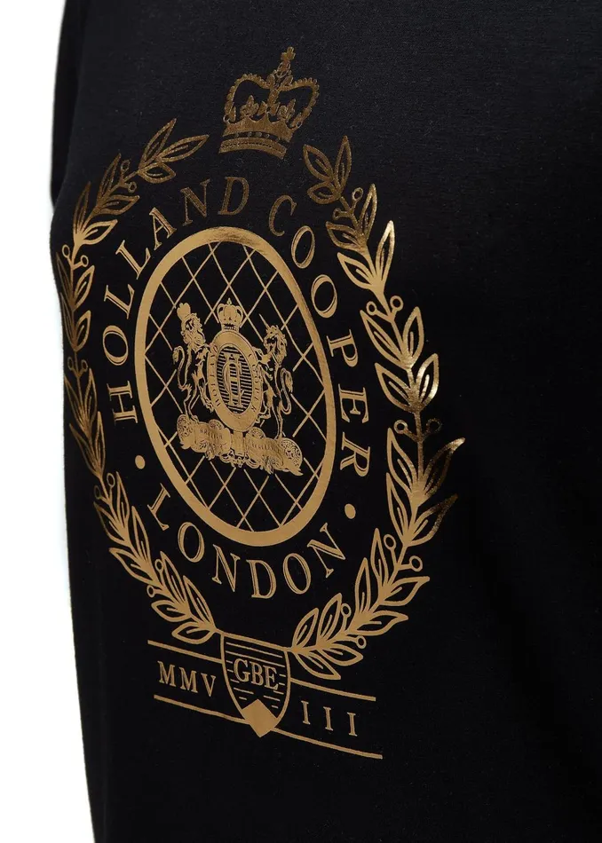 Holland Cooper Tees Women Ornate Crest Tee Holland Cooper Tees Women Ornate Crest Tee