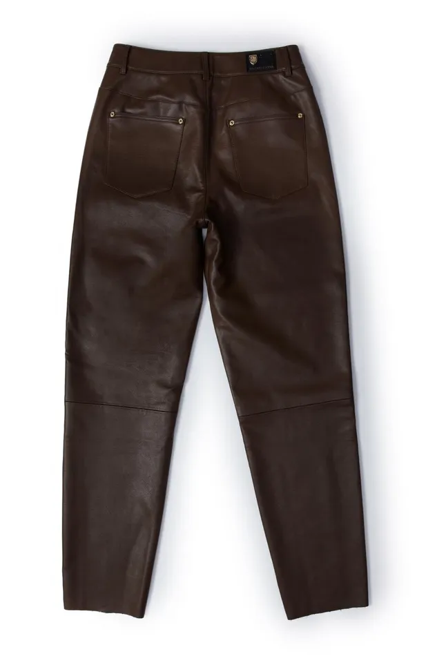 Holland Cooper Trousers Women Dunwick Faux Leather Pant Holland Cooper Trousers Women Dunwick Faux Leather Pant