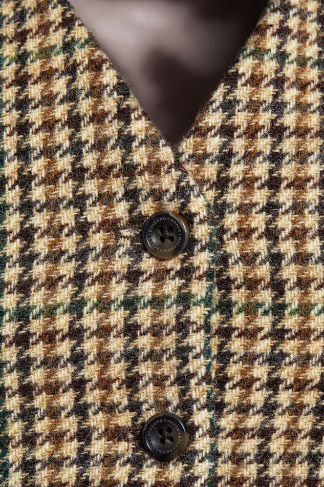 Holland Cooper Waistcoats Women Hampton Waistcoat Hailes Green Tweed