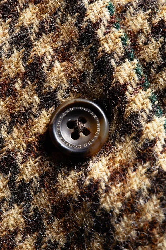 Holland Cooper Waistcoats Women Hampton Waistcoat Hailes Green Tweed