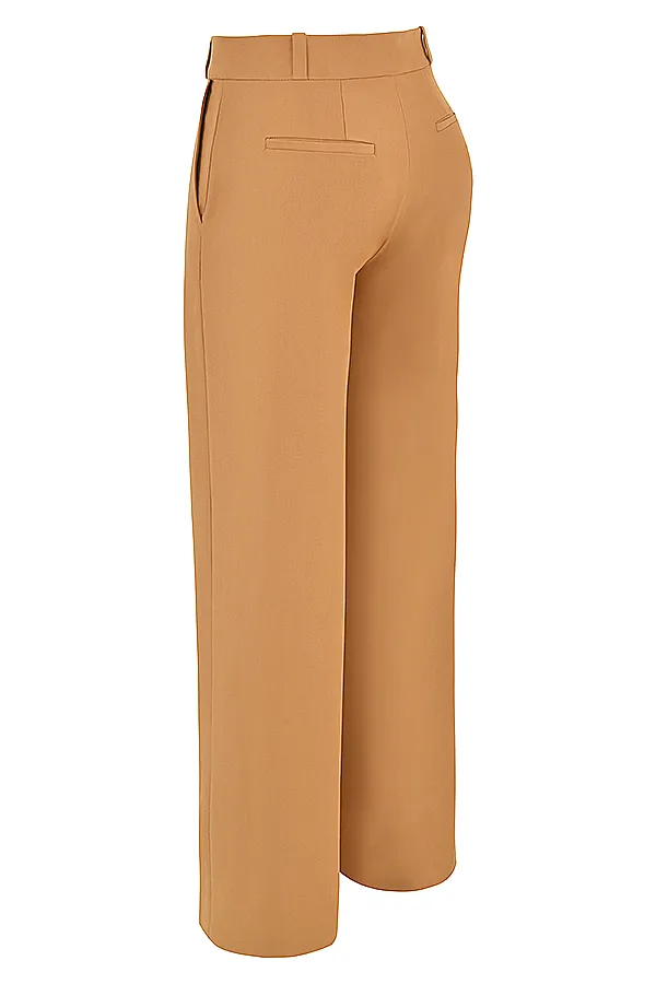 House Of CB CameronCaramel Relaxed Tailored Trousers 8211 SALE Caramel Women Trousers
