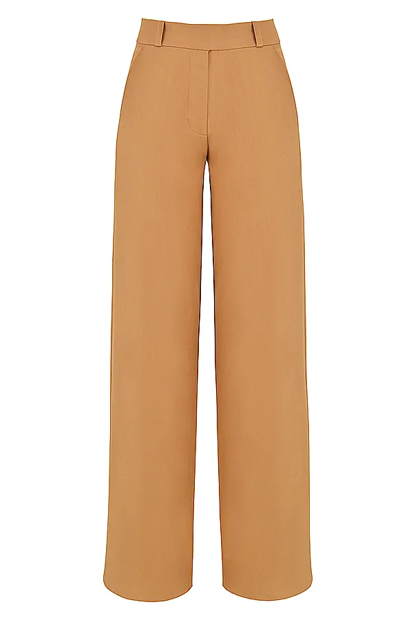 House Of CB CameronCaramel Relaxed Tailored Trousers 8211 SALE Caramel Women Trousers