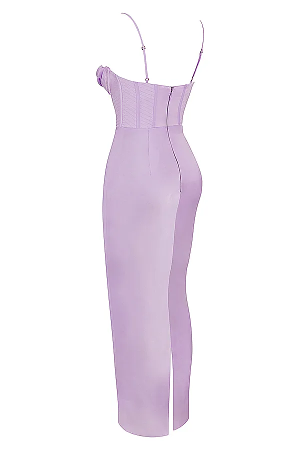 House Of CB CharmaineLavender Corset Maxi Dress 8211 SALE Lavender Women Bodycon Dresses