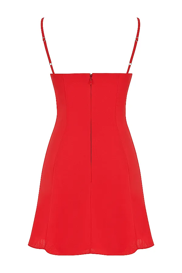 House Of CB ChristianaRed Mini Dress 8211 SALE Red Women Mini Dresses