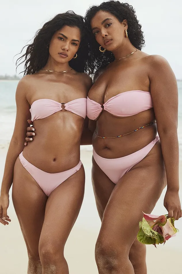 House Of CB DelphiBlossom Ruched Bikini Bottom Blossom Women