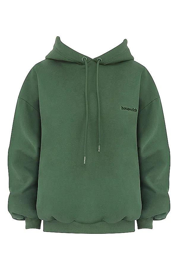 House Of CB HaloMoss Oversized Hoodie Moss Women Tops