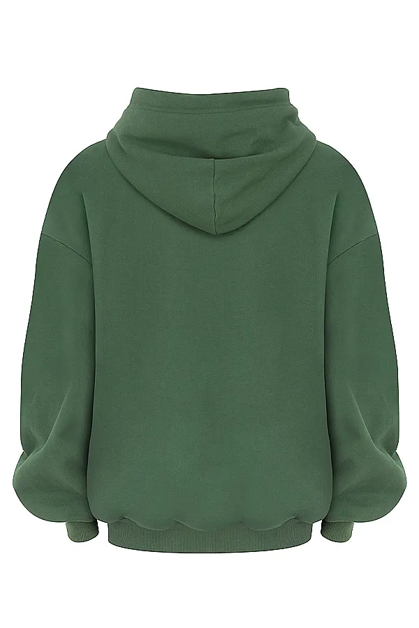House Of CB HaloMoss Oversized Hoodie Moss Women Tops