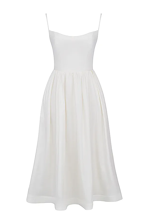 House Of CB LolitaIvory Corset Sundress Ivory Women Corset Dresses