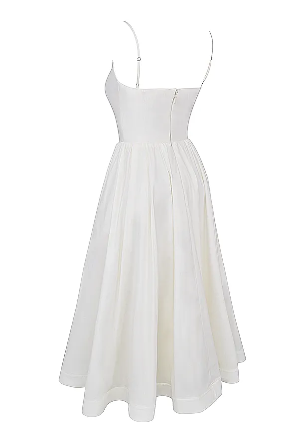 House Of CB LolitaIvory Corset Sundress Ivory Women Corset Dresses
