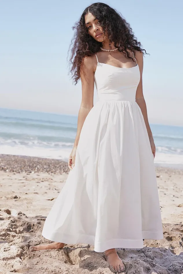 House Of CB LolitaIvory Corset Sundress Ivory Women Corset Dresses