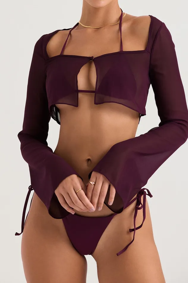 House Of CB MarseillePrune Cover Up Top Prune Women