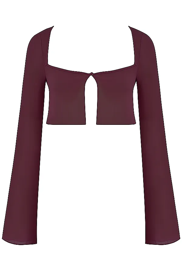 House Of CB MarseillePrune Cover Up Top Prune Women
