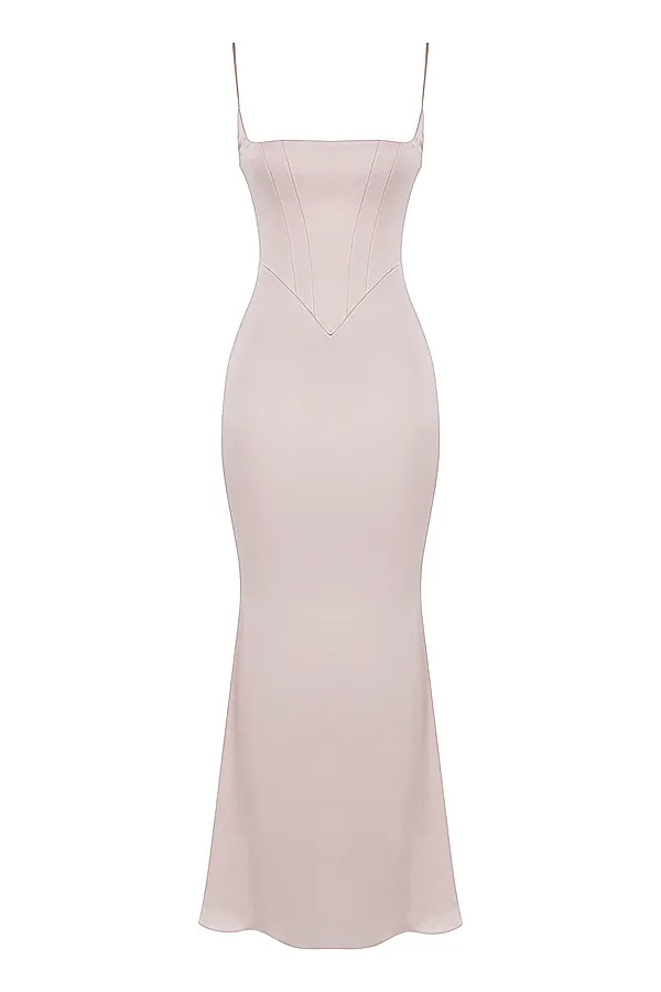 House Of CB OlivetteCrystal Satin Corset Maxi Dress 8211 SALE Crystal Women Corset Dresses