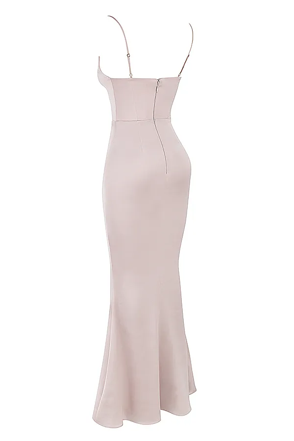 House Of CB OlivetteCrystal Satin Corset Maxi Dress 8211 SALE Crystal Women Corset Dresses