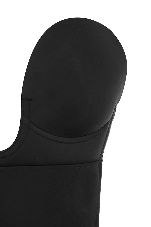 House Of CB Plunge Self Adhesive Backless Bodysuit 8211 Black Women