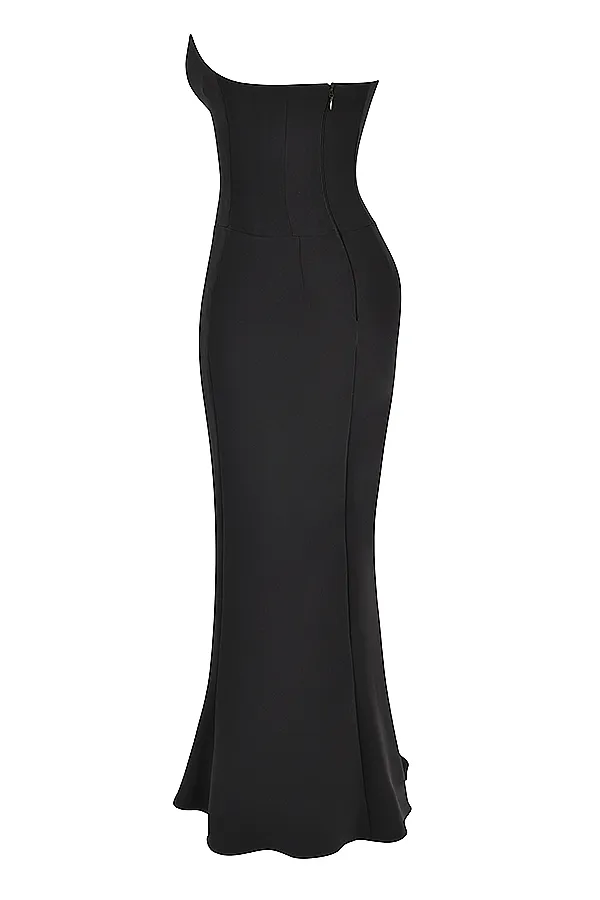 House Of CB SabineBlack Strapless Corset Dress Black Women Bodycon Dresses