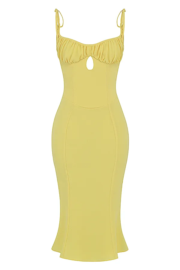 House Of CB SorenButtercup Cutout Midi Dress 8211 SALE Buttercup Women Bodycon Dresses