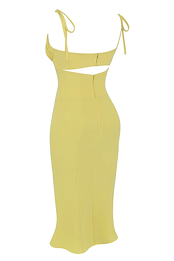 House Of CB SorenButtercup Cutout Midi Dress 8211 SALE Buttercup Women Bodycon Dresses