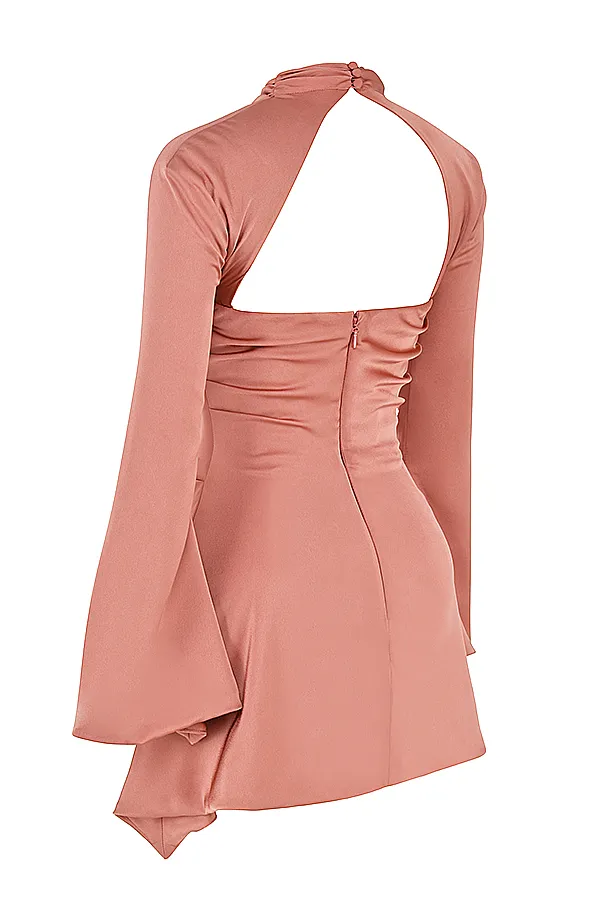 House Of CB ToiraRose Draped Corset Dress 8211 SALE Rose Women Corset Dresses