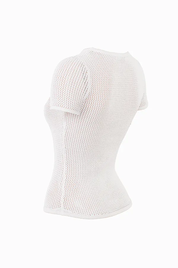 House Of CB YvesWhite Knit Top White Women Tops